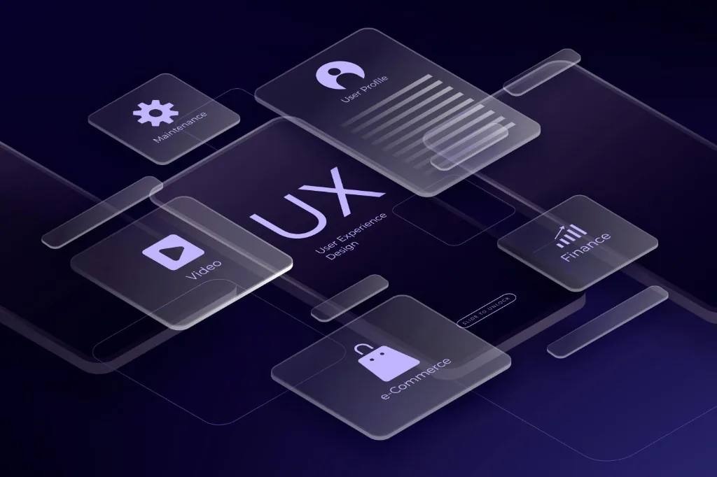 UX and user experience design — interface concepts and digital product design